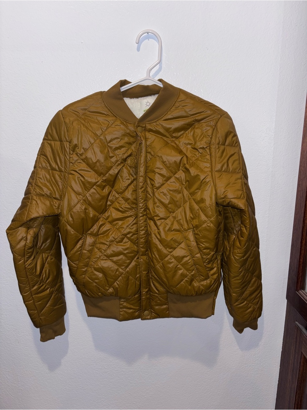Offline by Aerie Quilted Bomber Puffer Jacket Small